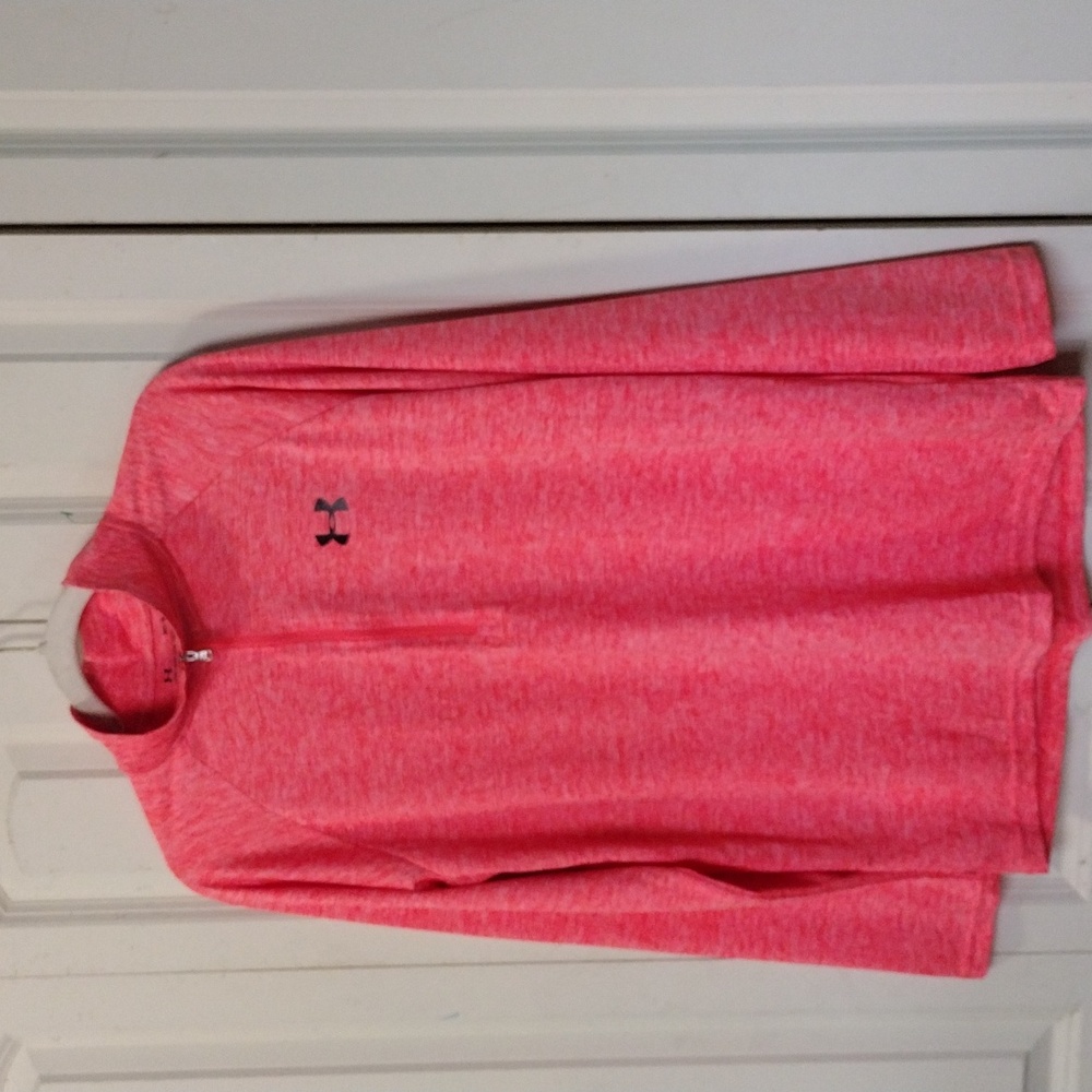 Under Armour Men's Heatgear Top 1/4 Zip Long Sleeves Ex Cond Size M
